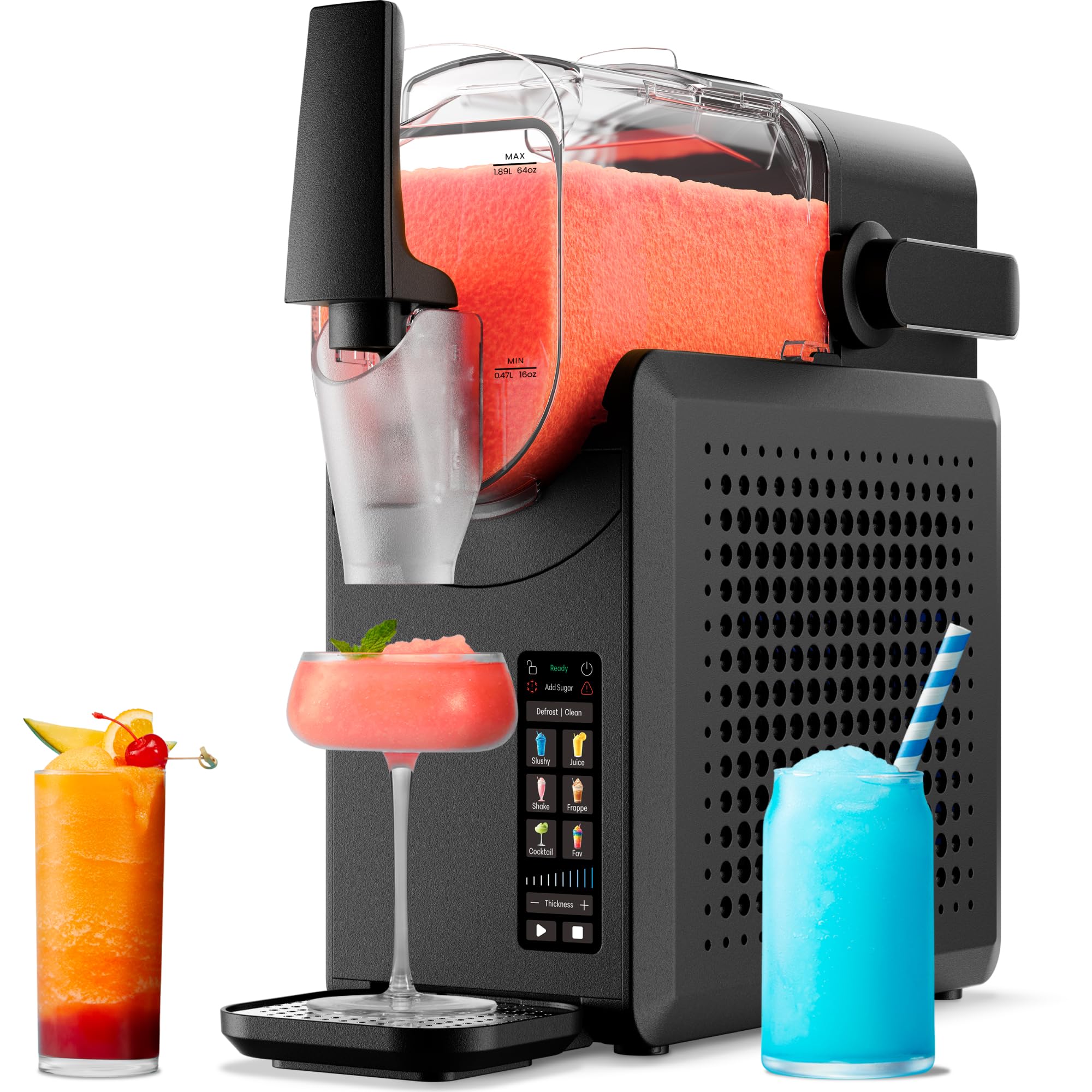Iceman by Chefman Slushie Machine 1.9L, No Ice or Blending, 5